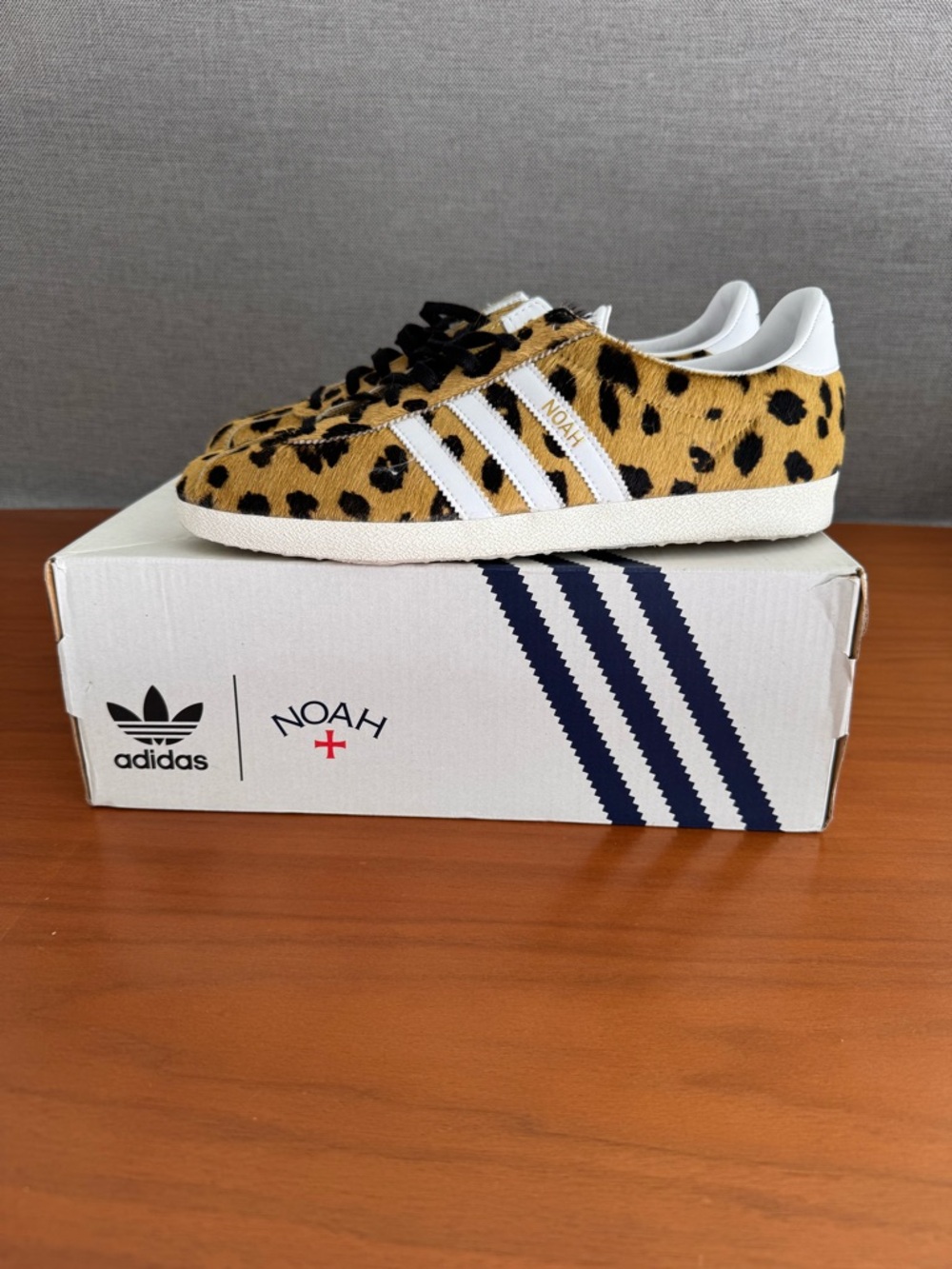 Adidas x Noah Gazelle OG – Leopard Pony Hair – Size 8.5 – New in Boxj